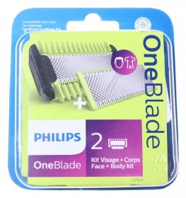 Philips Razor Blade - Oneblade Face + Body Kit Blister 2 Pack