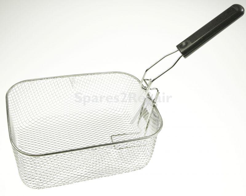 Fritel Chip Pan Basket - Korb + Griff Kpl Rechteckig Suitable For Fritel Turbo Sf 4551-4470-4571-