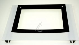 Oven inner Door Glass - C00534879 488000534879 Inner Glass Printed [Whirlpool Indesit]