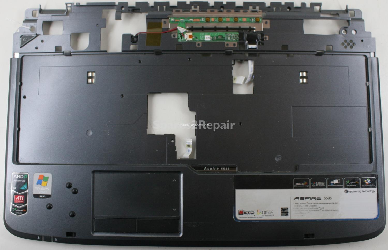 Acer Aspire 5535 - Palmrest & Touchpad (Grade B) - 60.4K812.001 - REV:A01a