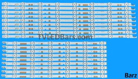 Samsung 55 inch Full LED Backlight Array - CY-TJ055HGEV - V5DR_550SCA_R0 - V5DR_550SCB_R0 - BN96-38481A + BN96-38482A - BN96-38880A + BN96-38881A