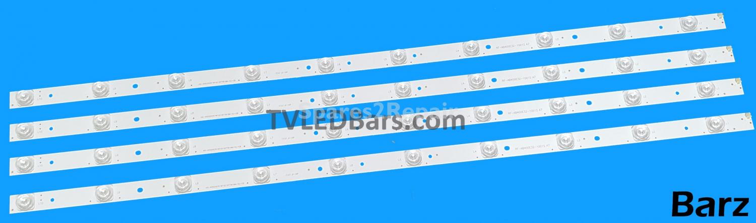 Barz LED Backlight Array 40/233F 40F21B 40G22B 40/234i 40/233I 40" IC-B-HWBC40D453 HWV4042 HWV4052 4pcs