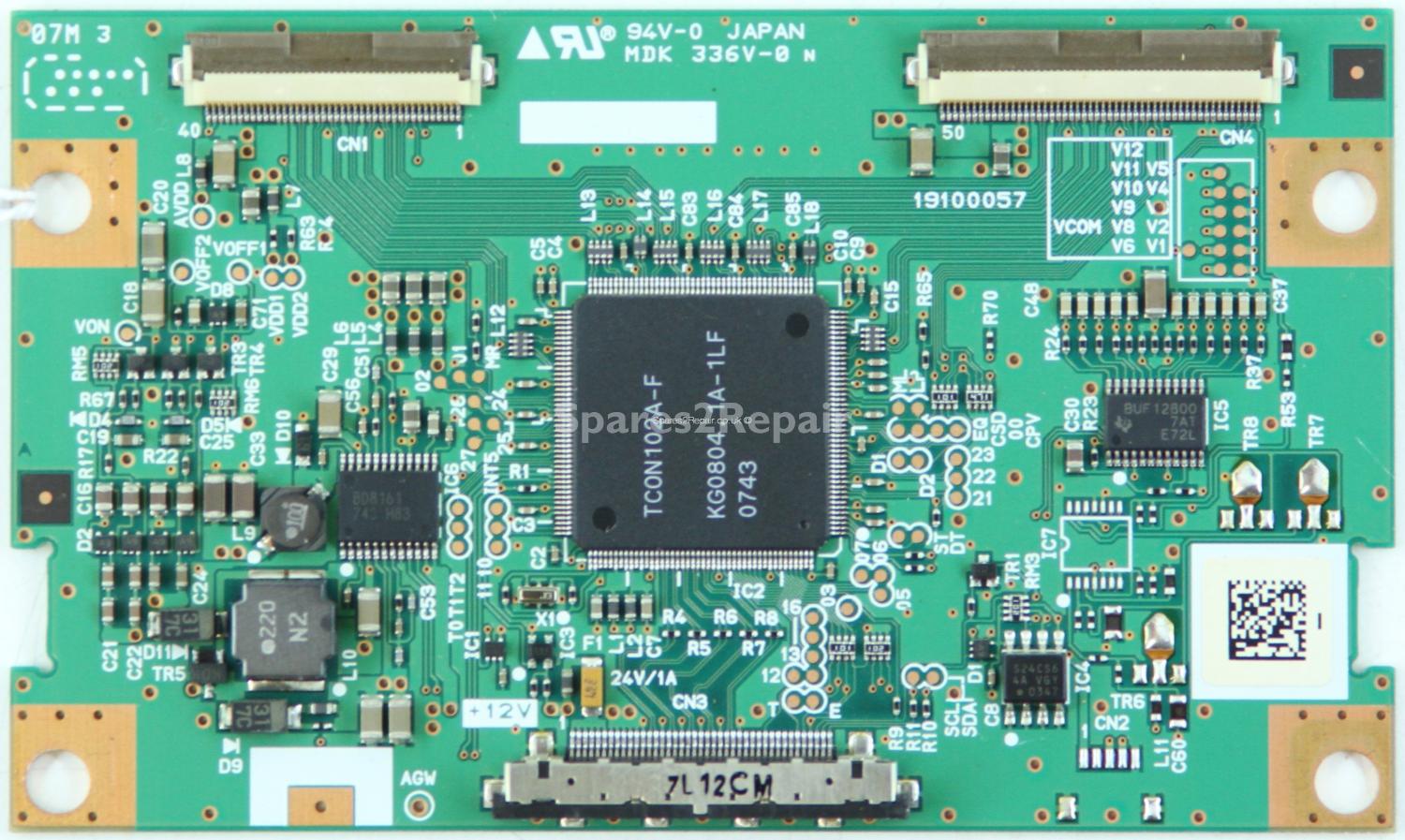 Beko 32WLZ530HID - LVDS - 19100057 - TCON102A-F