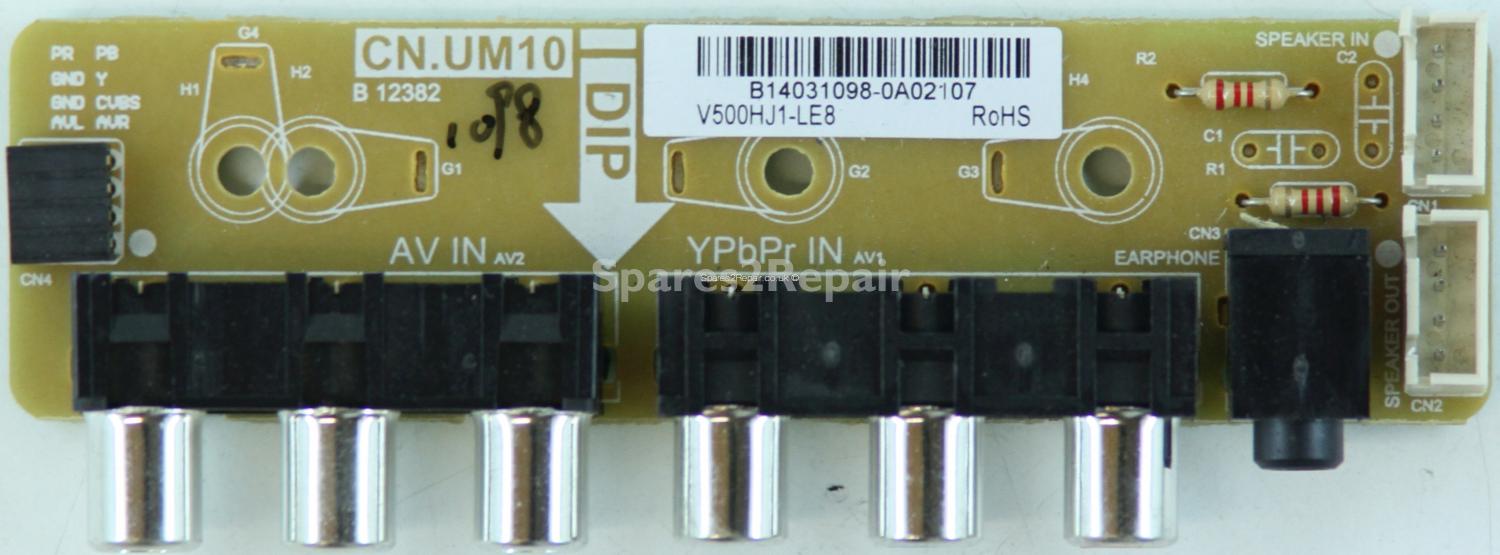 Blaupunkt BLA-50/204I-GB-5B-FHBKU-EU - Side AV - V500HJ1-LE8 - CN.UM10 - B 12382