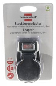 Brennenstuhl Plug - Eds 10 Ein - Aus Adapterstecker Ip44 FÜr Aussenbereich