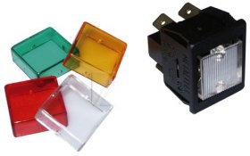 Com Power Switch - Bipolar Rocker Switch Double-pole W Bulb