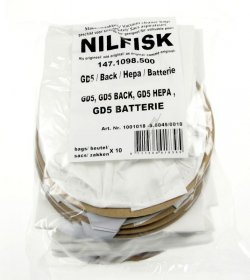 Com Vacuum Cleaner Bags - Dust Bags X10 For Nilfisk
