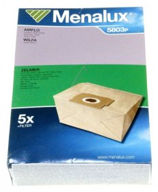 Vacuum Cleaner Bags - 5803 P Dust Bags X 5 + 1 Mcf To Cut [Electrolux Aeg]
