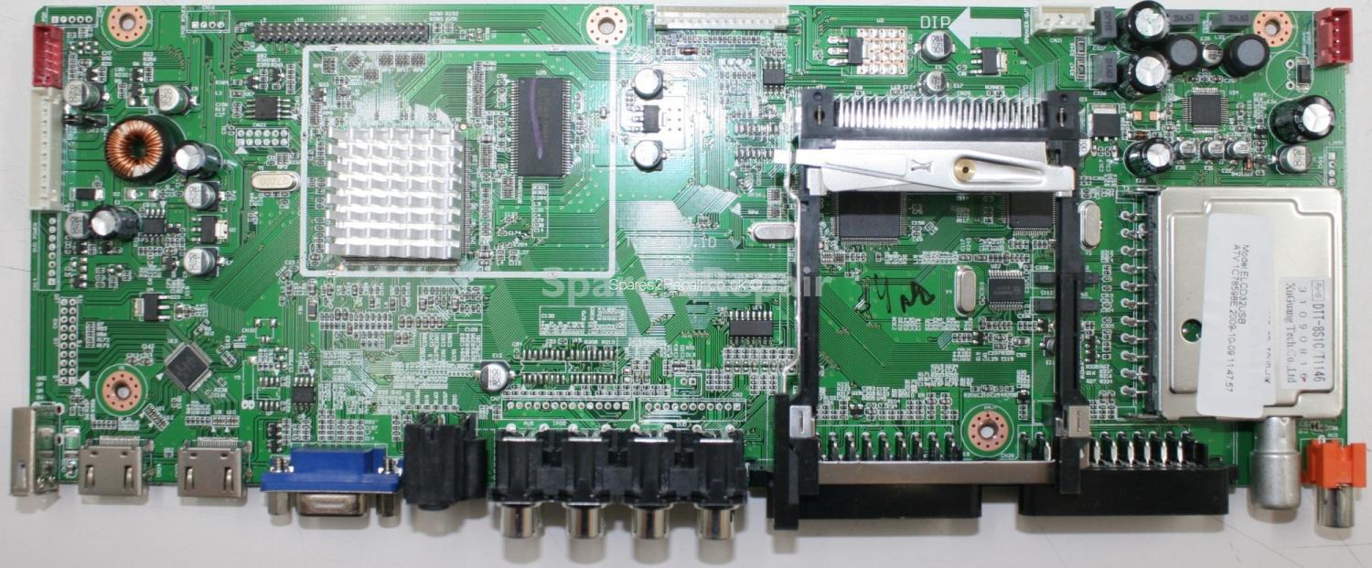 Evotel ELCD32USB - Main AV - T.SP9100.1D - 9252 - 070909157000198 - LTA320AP02
