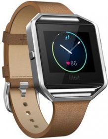 Fitbit Wearable Accessories - Fitbit Slim Leather Band Camel L Fur Blaze