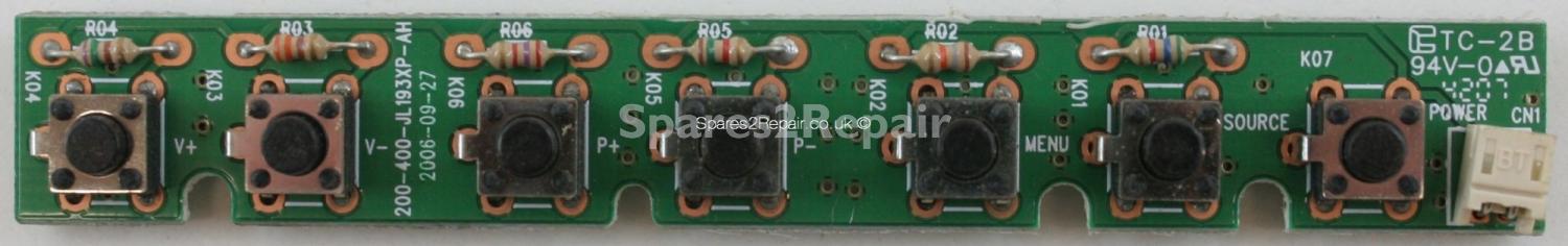 Goodmans GTVL19W17HDVF - Buttons - 200-400-JL193XP-AH