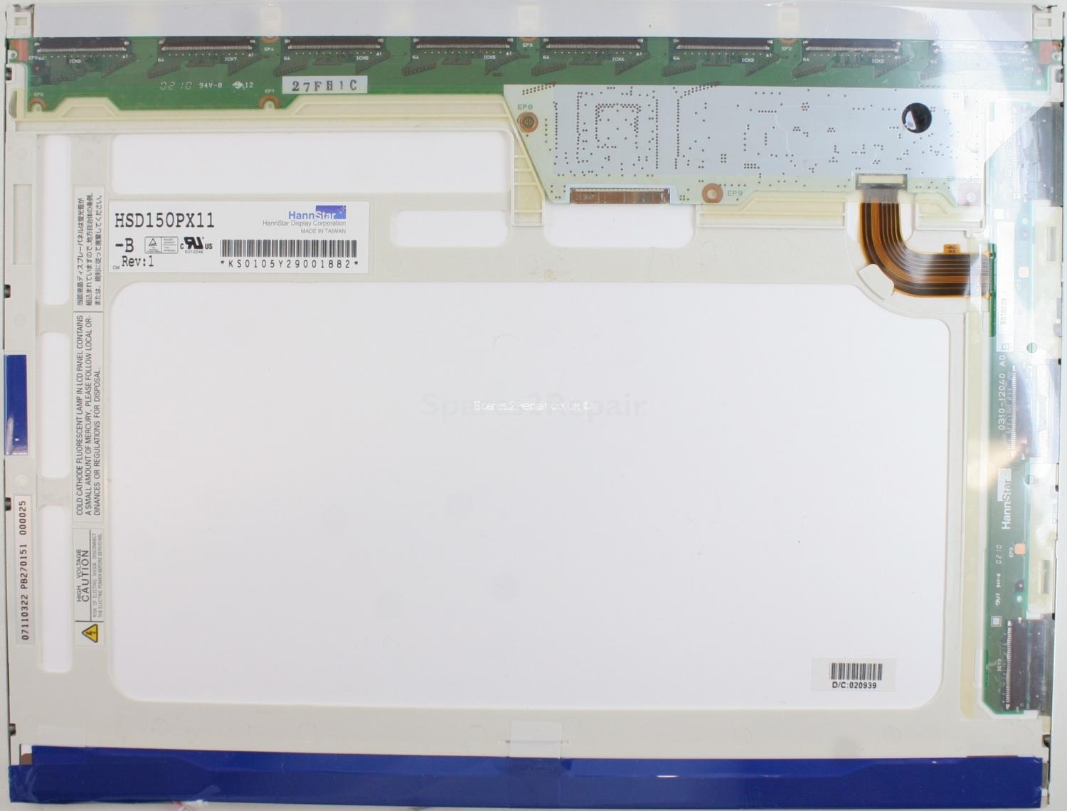 HannStar - 15 Inch - HSD150PX11-B - Rev 1 - XGA (1024x768)