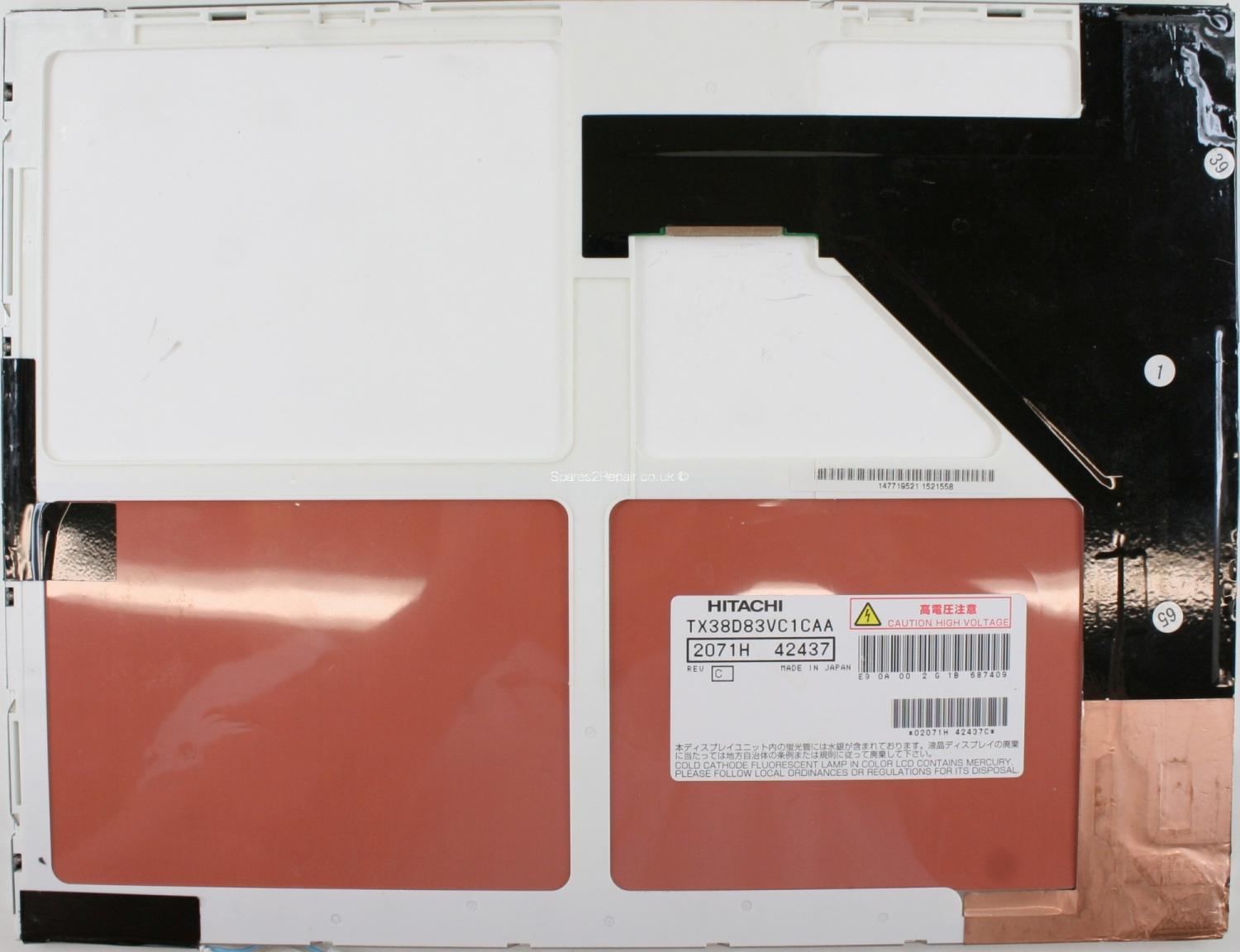 Hitachi - 15 Inch - TX38D83VC1CAA - Rev C - XGA (1024x768)