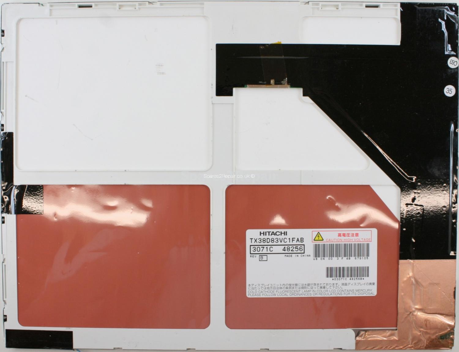 Hitachi - 15 Inch - TX38D83VC1FAB - Rev B - Matte - XGA (1024x768)