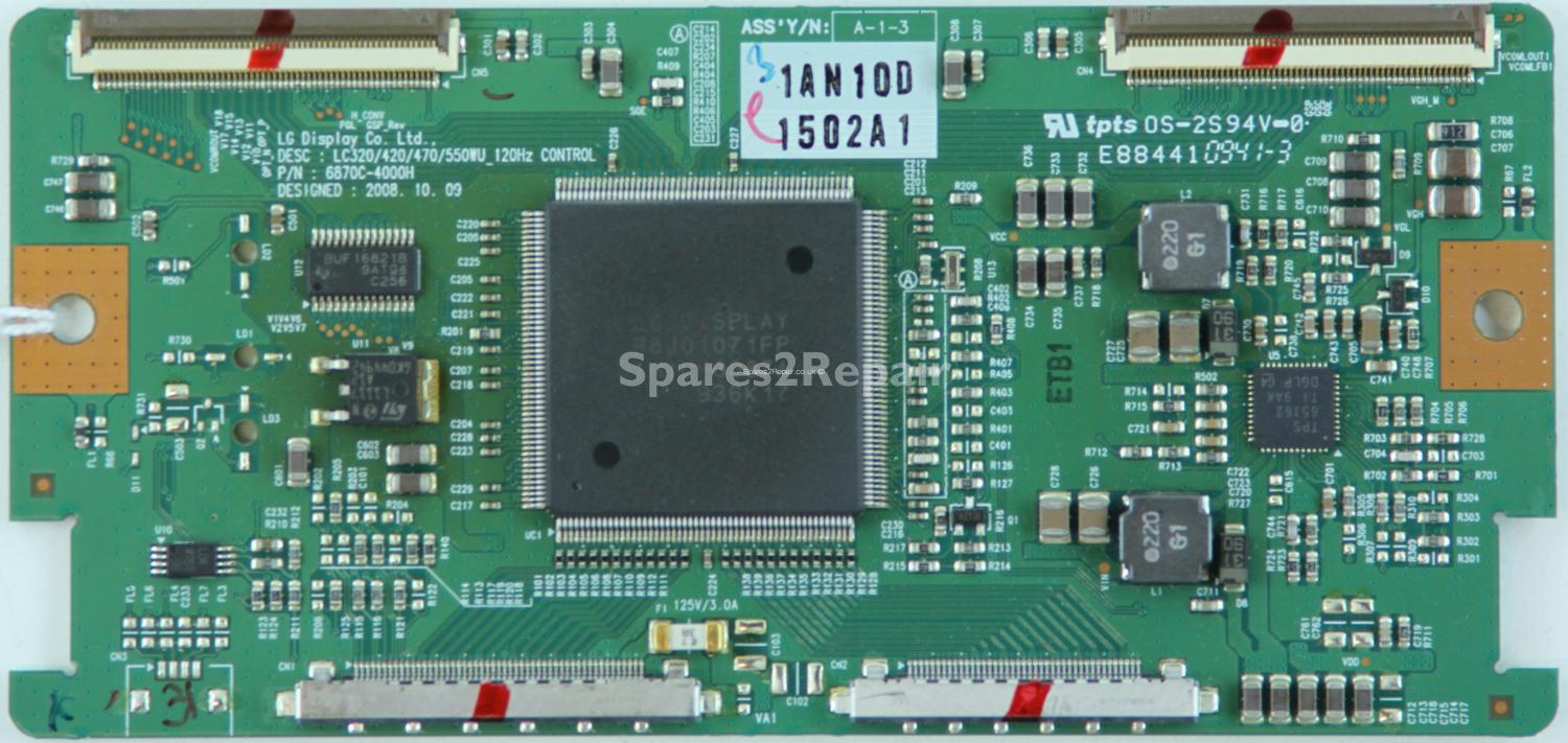 Hitachi L42VK05U - T-Con - 6871L-1502A - 6870C-4000H - LC320/420/470/550WU_120Hz CONTROL