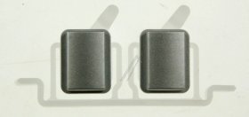 Switch Set - C00437787 Button Right Silver Siemens [Whirlpool Indesit]