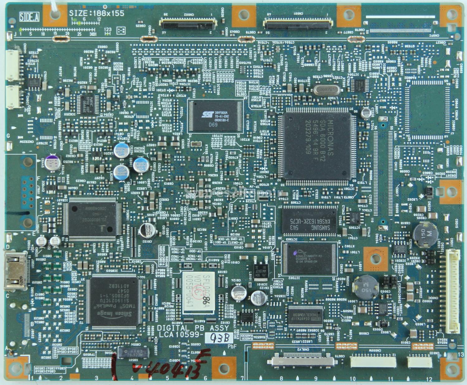 JVC LT-26DS7BJ - HDMI - LCA 10599-93B - SFL0D286A - LCB10599-001L