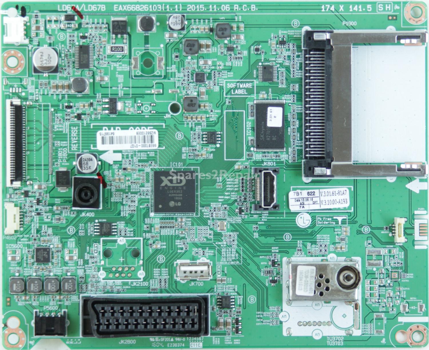 LG 32LH510B - Main AV - EBT64199715 - EAX66826103(1.1) - LD67A/LD67B