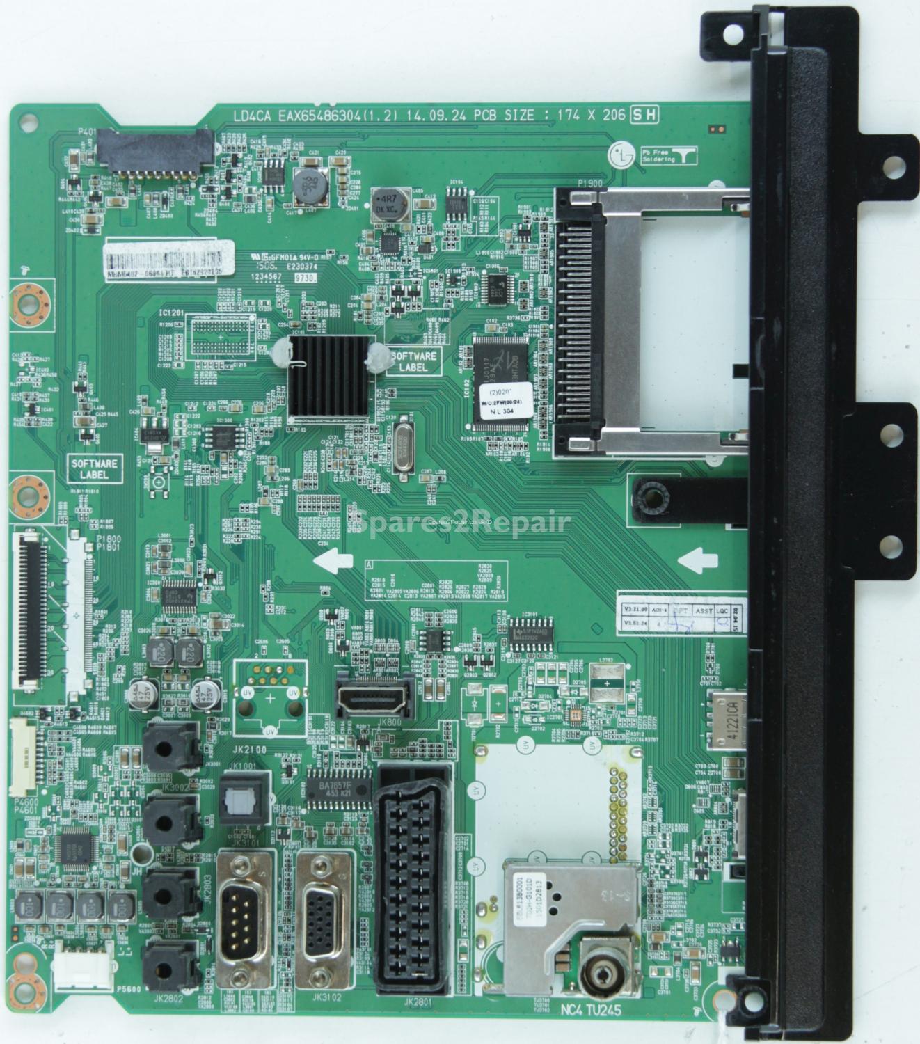 LG 32LY330C-ZA - Main AV - EBT62920205 - EAX65486304 (1.2) - NC4 TU245