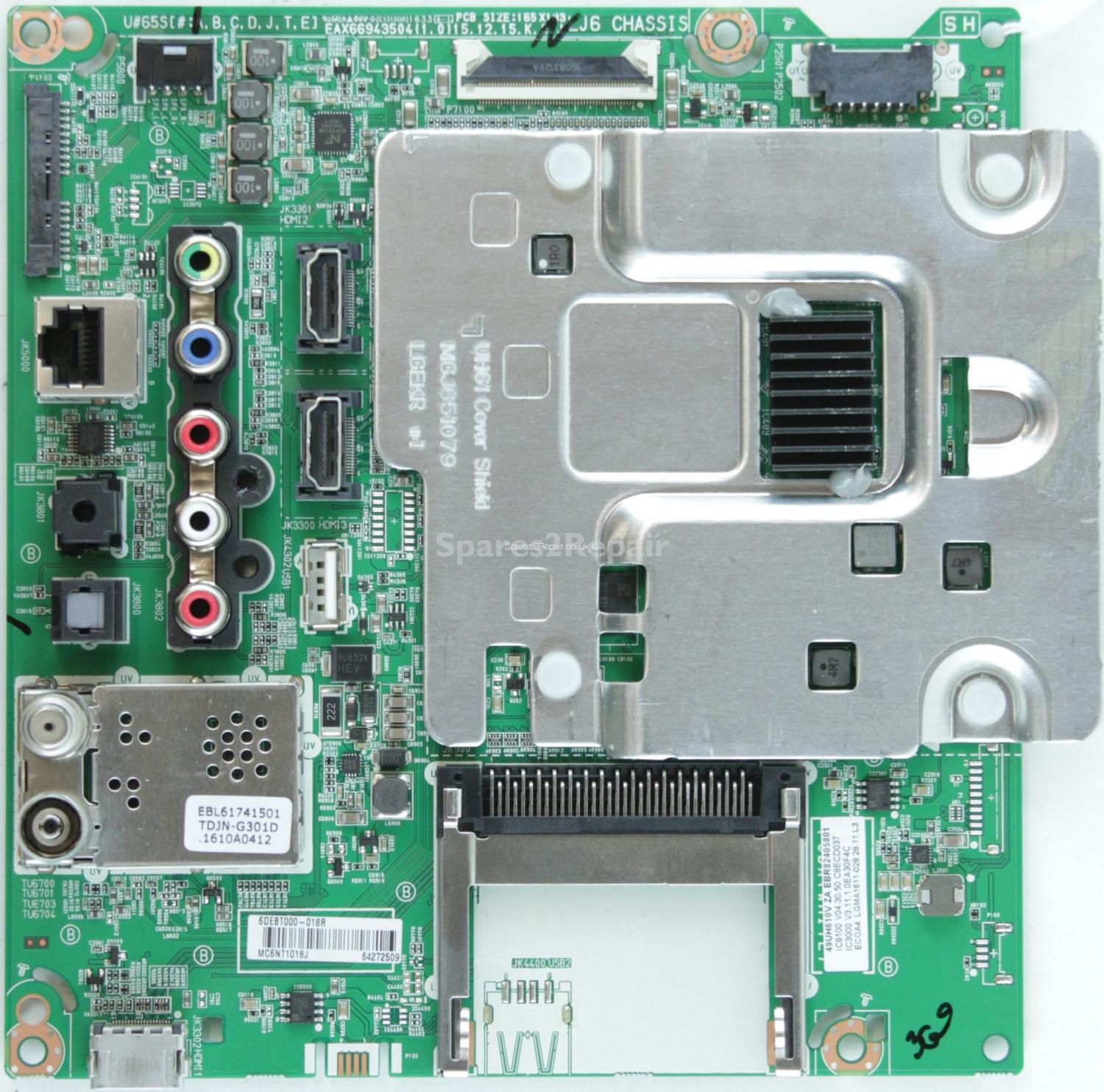 LG 49UH603V - Main AV - EBR82405801 - EBT64272509 - EAX66943504(1.0)