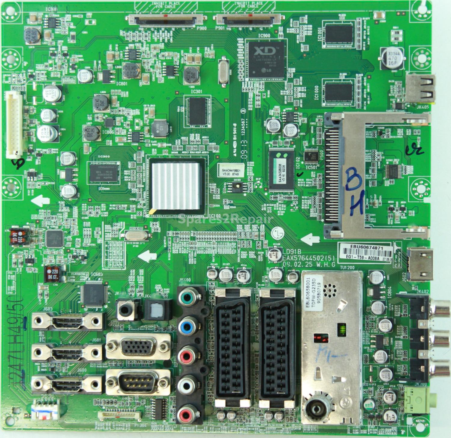 LG 42LH5000 - Main AV - EBU60674871 - EAX57644502(5) - LD91B