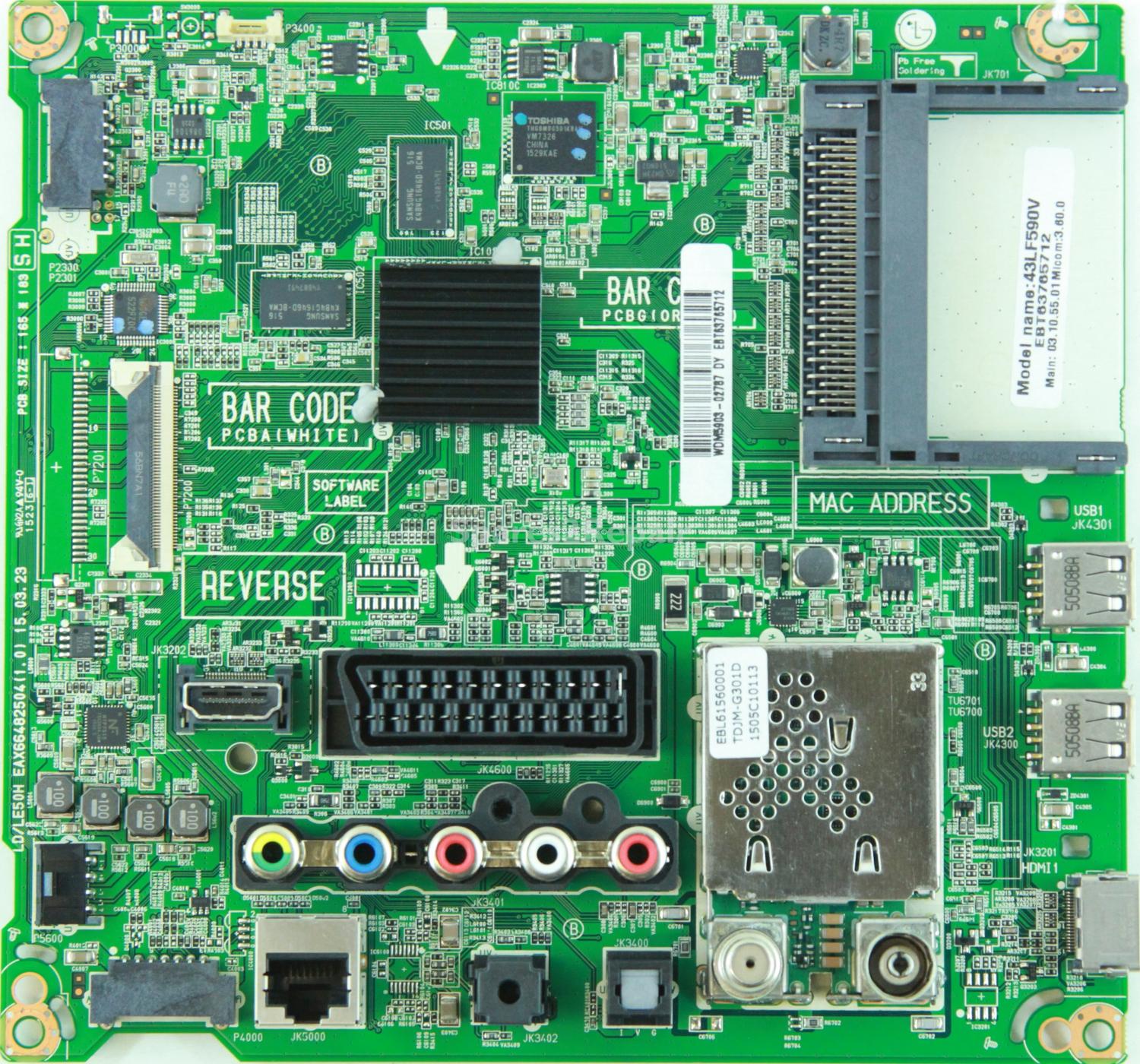 LG 43LF590V - Main AV - EBT63765712 - EAX66482504(1.0) - LD/LE50H
