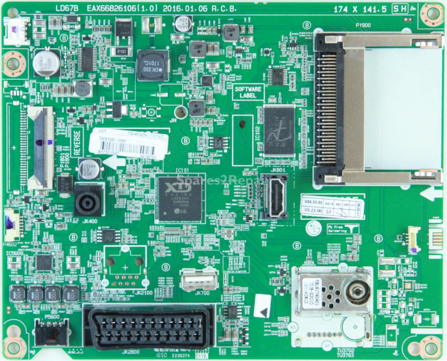 LG 43LH5100 - Main AV - EBT64199763 - EAX66826106(1.0)