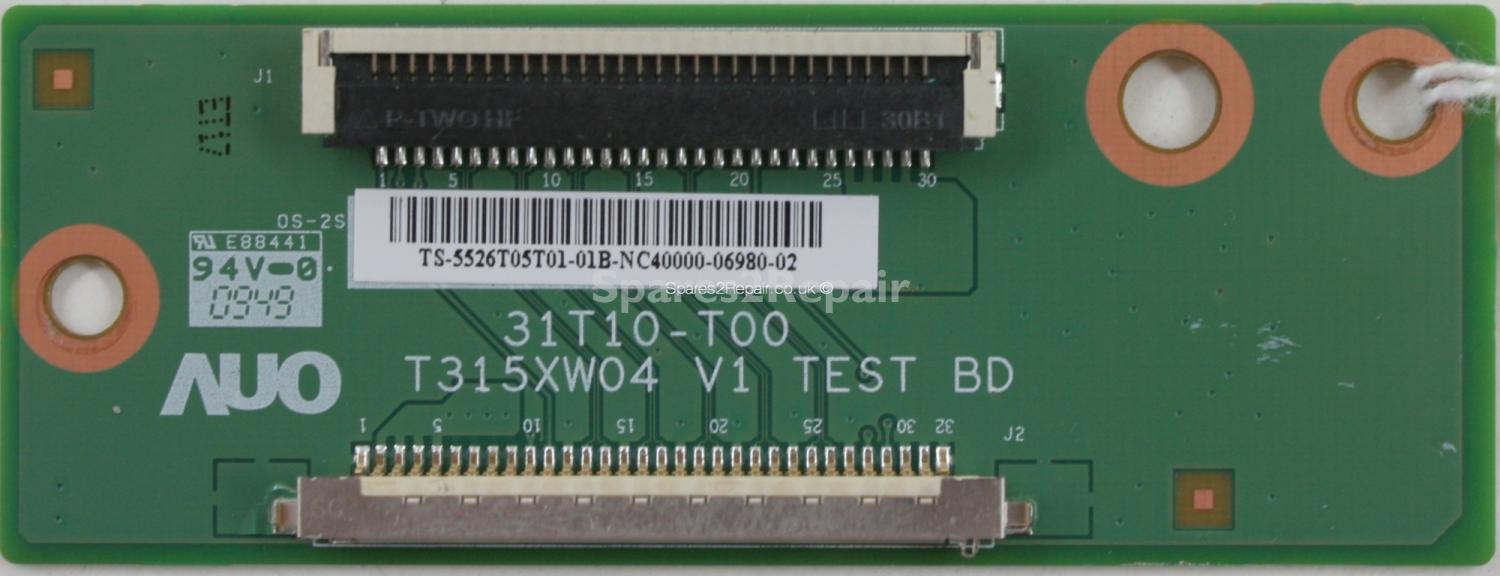 LG 32LD320-ZA - T-Con - 31T10-T00 - T315XW04 V1 TEST BD - 55.26T05.T01