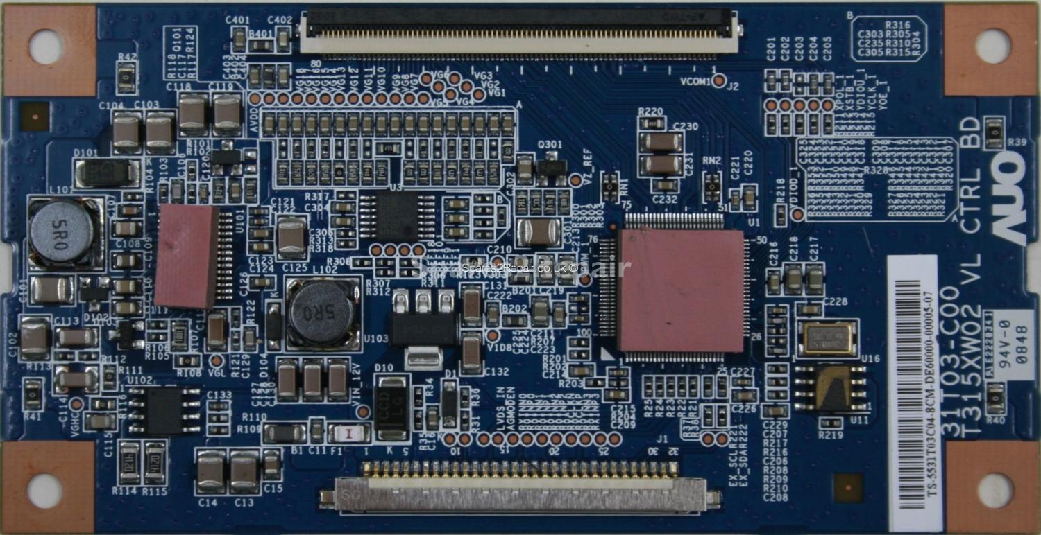 LG 32LG3000-ZA - LVDS - 31T03-C00 - T315XW02 VL CTRL BD