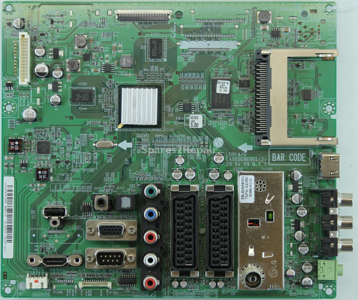 LG 32LH2000-ZA - Main AV - EAX60686904(2) - EBU60710813 - LD91A/G(PIP)