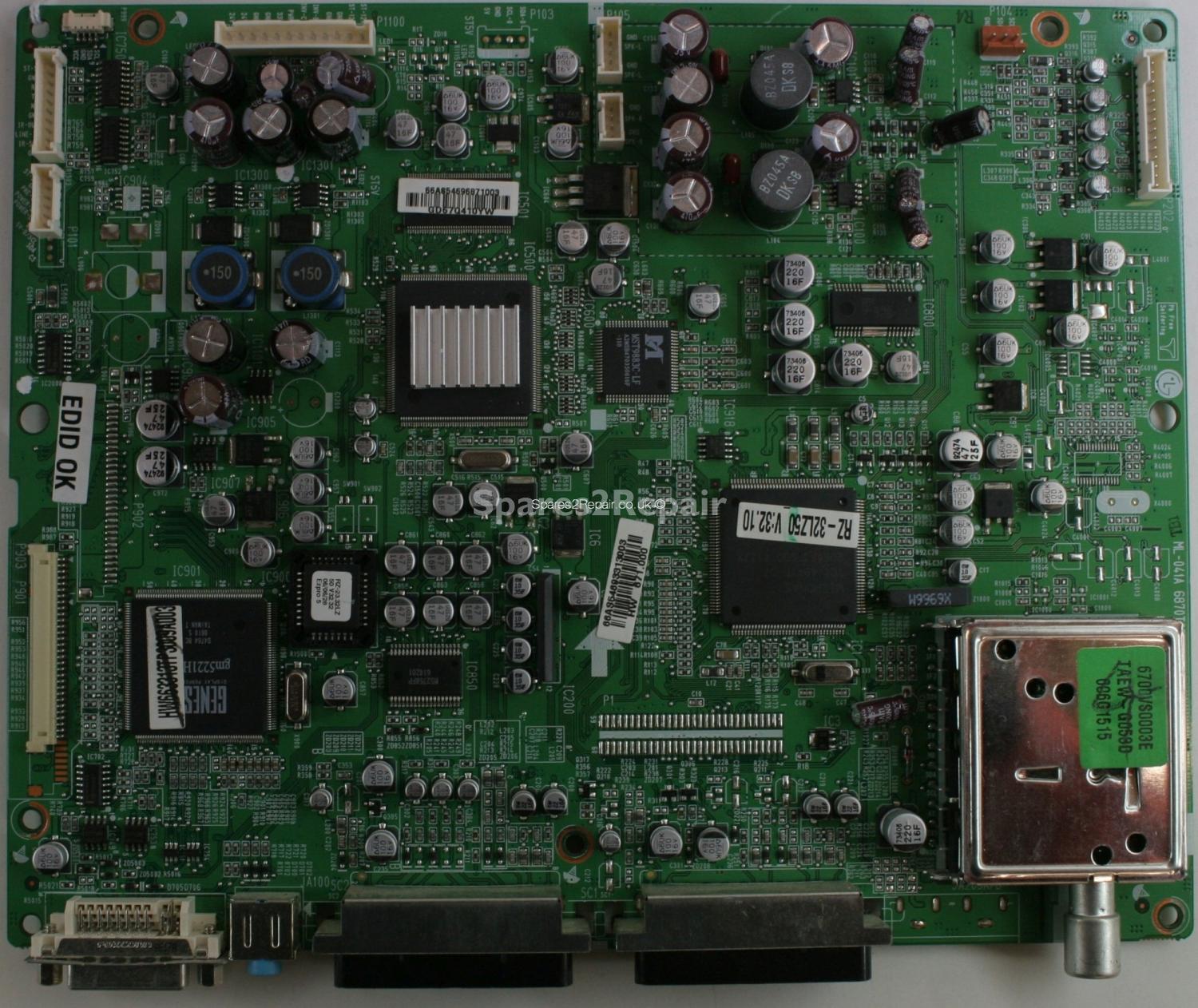 LG RZ-32LZ50 - Main AV - 6870TC29A18 - 051102 - ML-041A