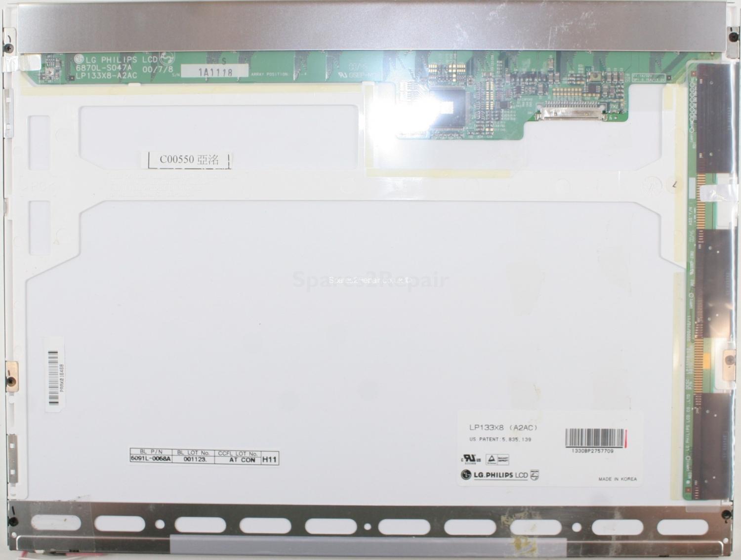 LG Philips - 13.3 Inch - LP133X8 (A2AC) - 6091L-0068A - XGA (1024x768)