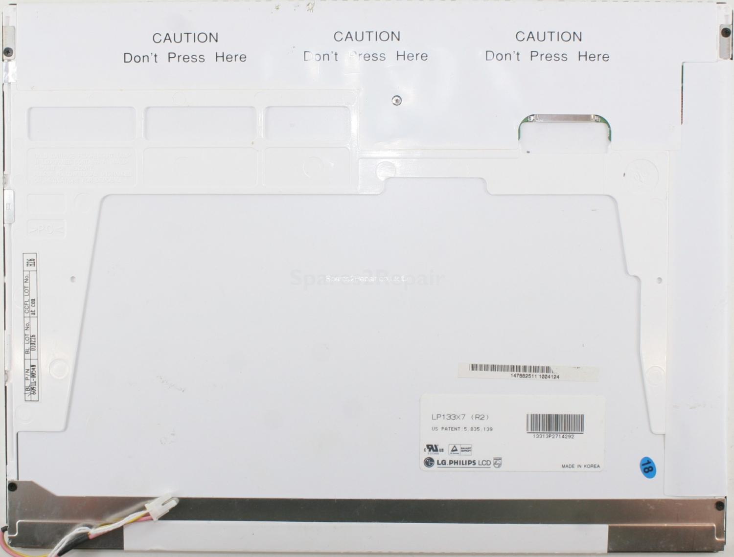 LG Philips - 13.3 Inch - LP133X7 (R2) - 6091L-0054N - XGA (1024x768)