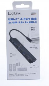 Logilink Hub-usb - Usb-c 3.1 - Usb 3.0 Hub, 4-ports