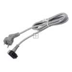 Compatible for BSH Bosch, Neff, Siemens Multi-Model Fitting Dishwasher 2-Pin EU Mains Plug & Power Supply Cord Cable