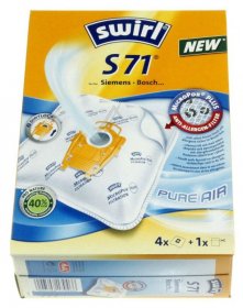 Melitta Vacuum Cleaner Bags - Swirl Dust Bags X4 +1 Filter For Adaptable For Bosch | Siemens
