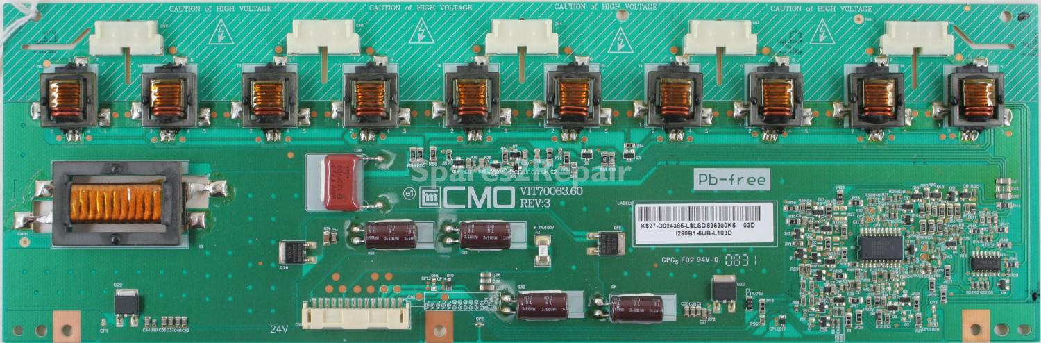 Panasonic TX-26LXD80 - Inverter - VIT70063.60 - REV:3 - 27-D024385
