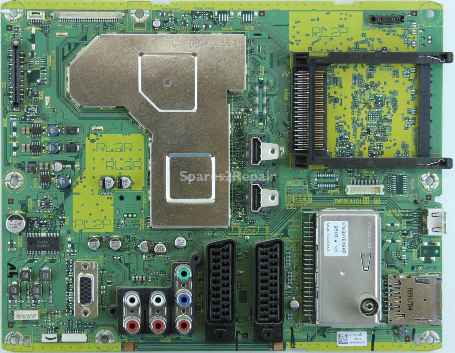 Panasonic TX-L32X10B - Main AV - TNP8EA101 8A - TXN/A10PJA