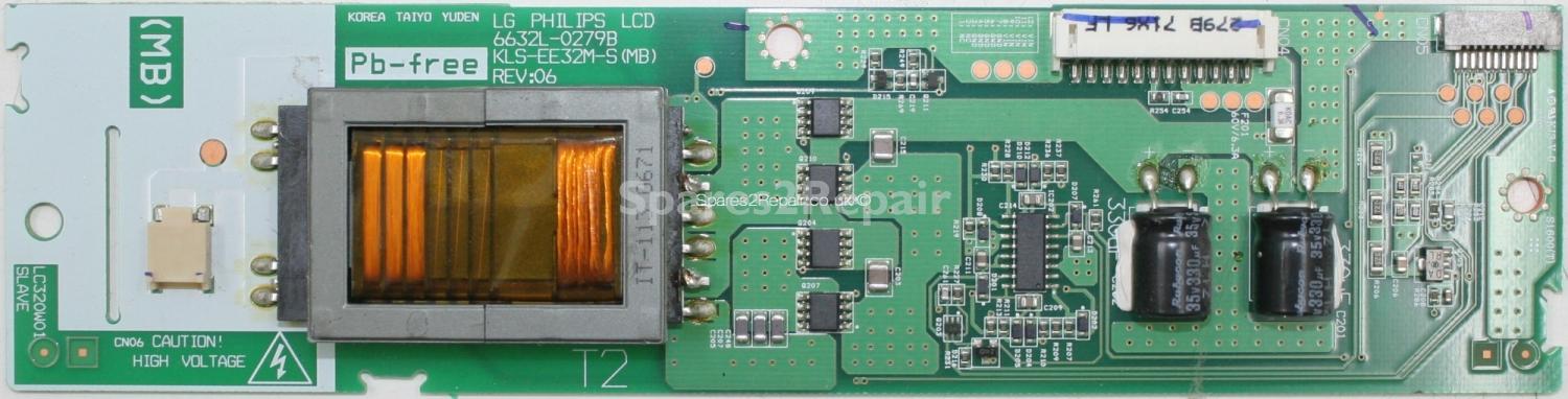 Panasonic TX-32LMD70 - Inverter - 6632L-0279B - Rev 06 - KLS-EE32M-S - LC320W01 SLAVE