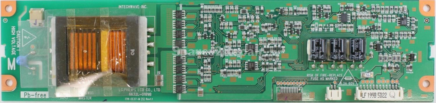 Philips 37PF5520D/10 - Inverter - 6632L-0199B - ITW-EE37-M (S) - Rev 1.1 - LC370WX1 - MASTER