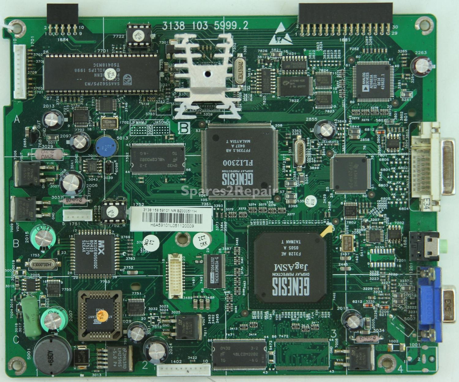 Philips 42LCDTS - Board - 3138 103 5999.2 - 3138 158 59101