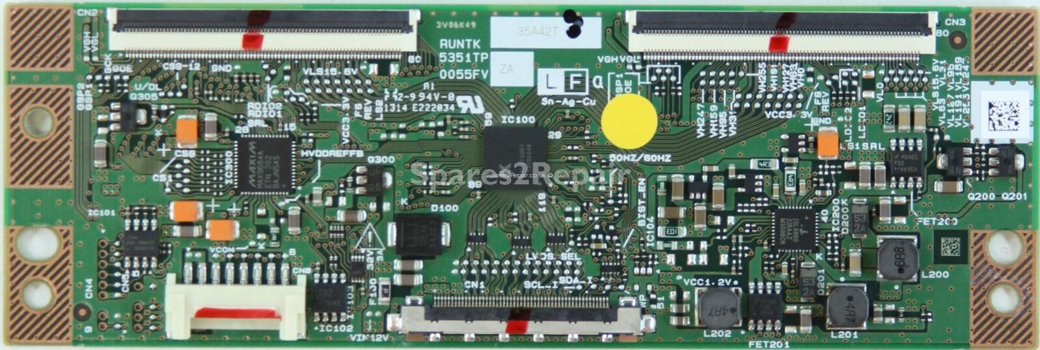 Samsung UE32F5000AK - T-Con - RUNTK5351TP ZA - RUNTK0055FV ZA
