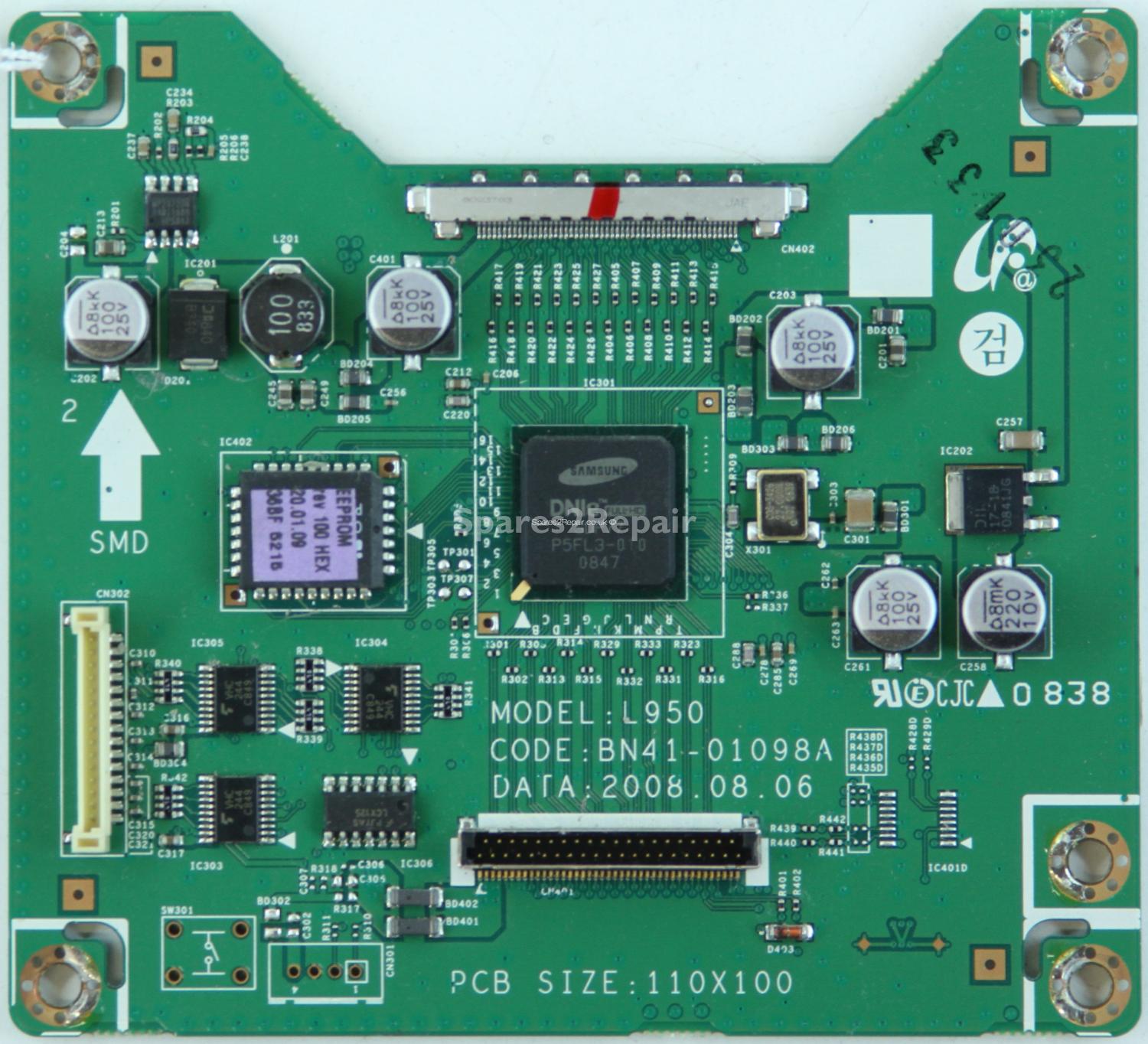 Samsung LE46A786R2F - Dimming Board - BN94-02131A - BN41-01098A - L950