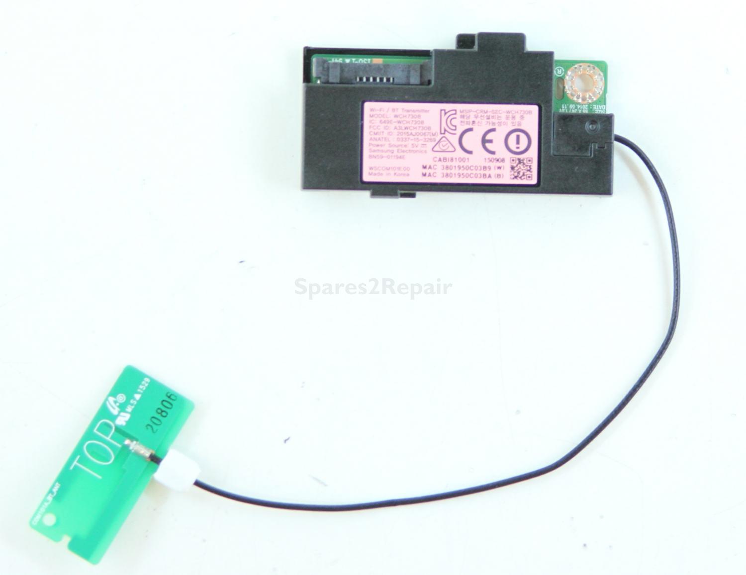 Samsung UE65JU7500T - Wifi Module - BN59-01194E - WCH730B - 694E-WCH730B - A3LWCH730B - C0M101A_BT_ANT