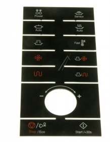 Samsung Operating Unit Screen - Button-select(a) ce107ftp-s pcebony Bla