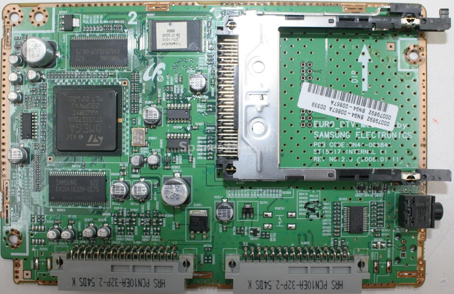 Samsung LE40R73BD - Card Reader - BN41-00684A - REV NO:2.0 - BN94-00867A