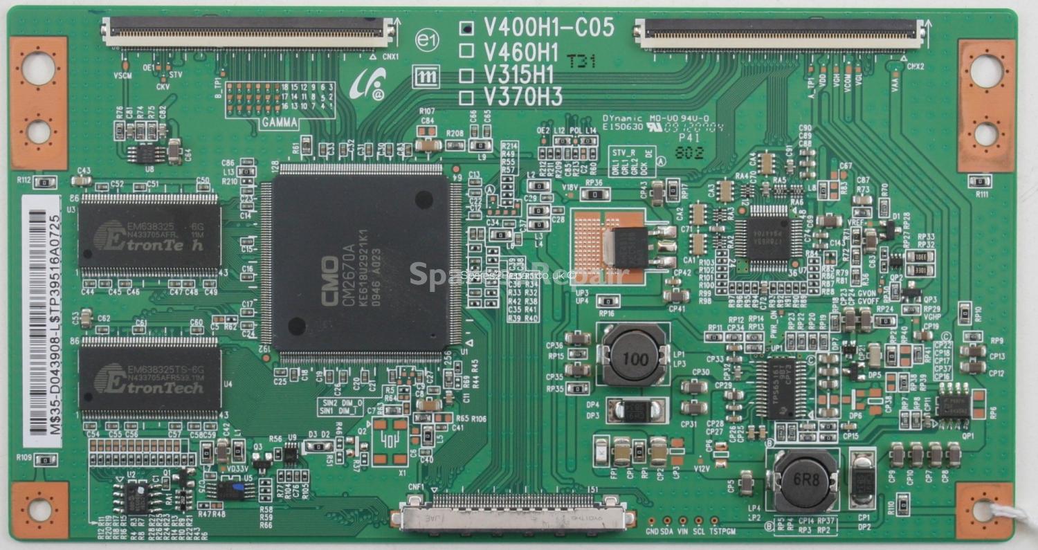 Samsung LE40B530P7W - T-Con - V400H1-C05 - 35-D043908