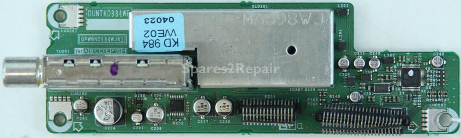Sharp LC-37XD1E - Tuner - DUNTKD984WE - QPWBND984WJN1
