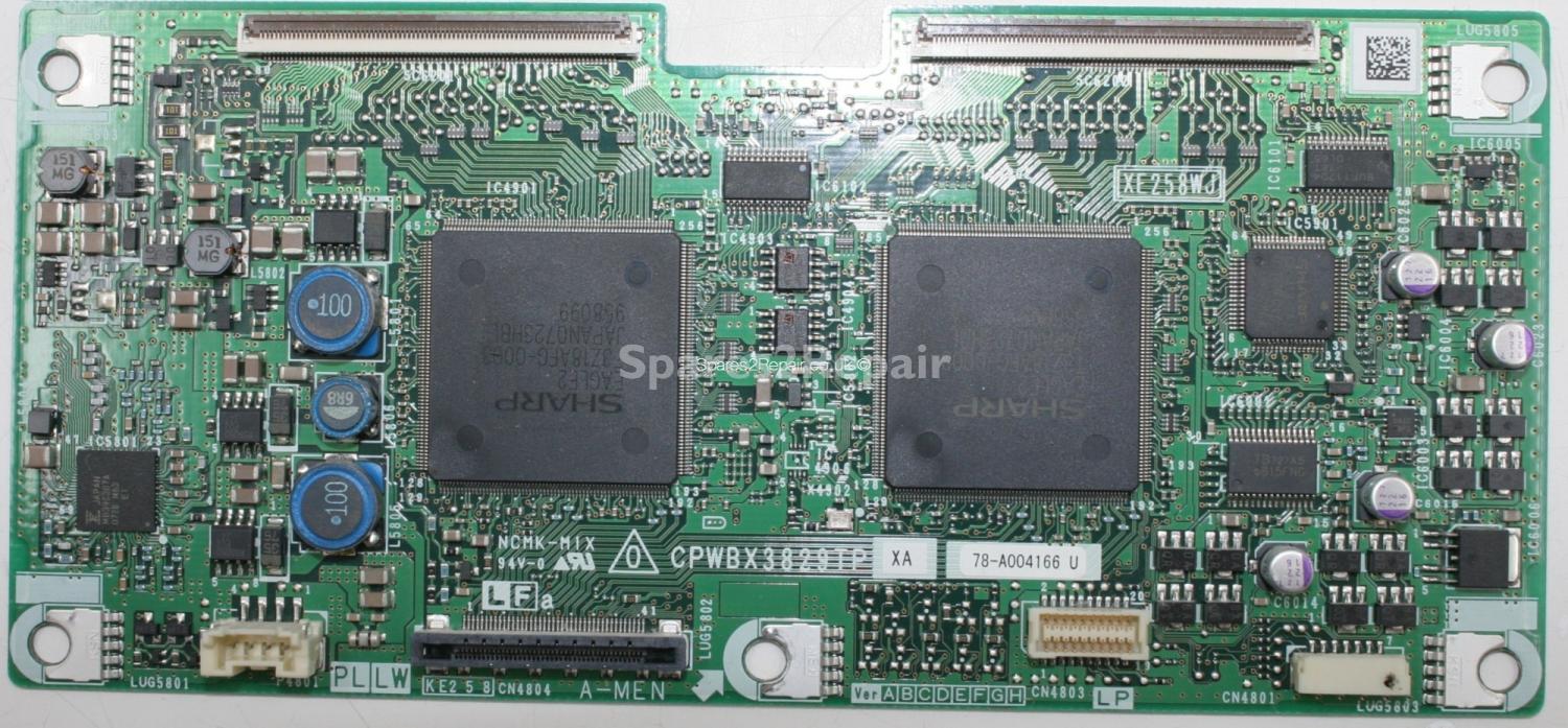 Sharp LC-46X20E - LVDS - CPWBX3829TP-XA - 78-A004166 U