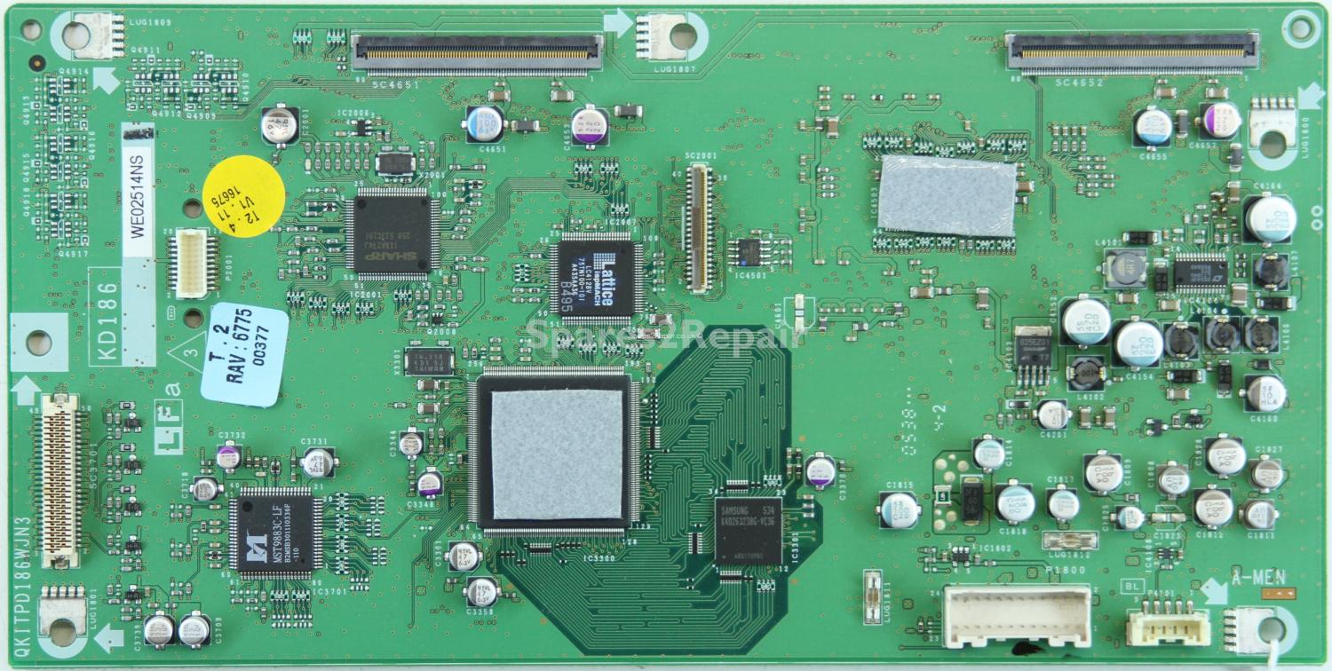 Sharp LC-32P50E - LVDS - QKITPD186WJN3 - KD186 - XD186WJ